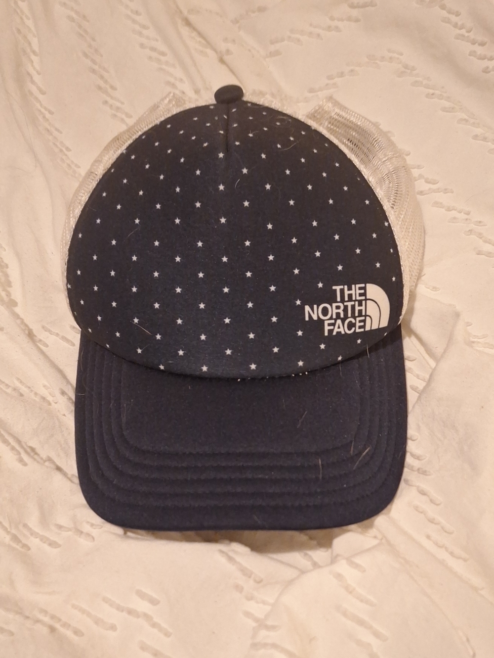 The North Face Navy Star Mesh-Back Trucker Cap
